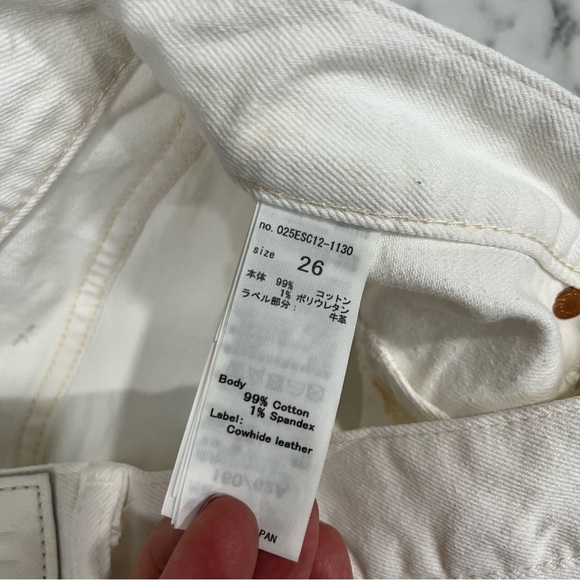 Moussy Vintage White Burnside Ankle Cropped Skinny Jean Size 26 - Picture 12 of 14